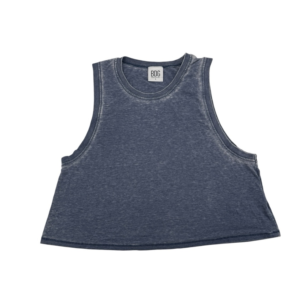 BDG Urban Outfitters Navy Blue Athletic Athleisure Tank Top Size Large Women’s